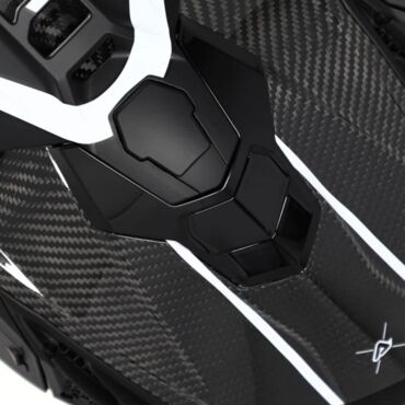 Acerbis Шлем Airstrike C 22 06 Black White - миниатюра 7