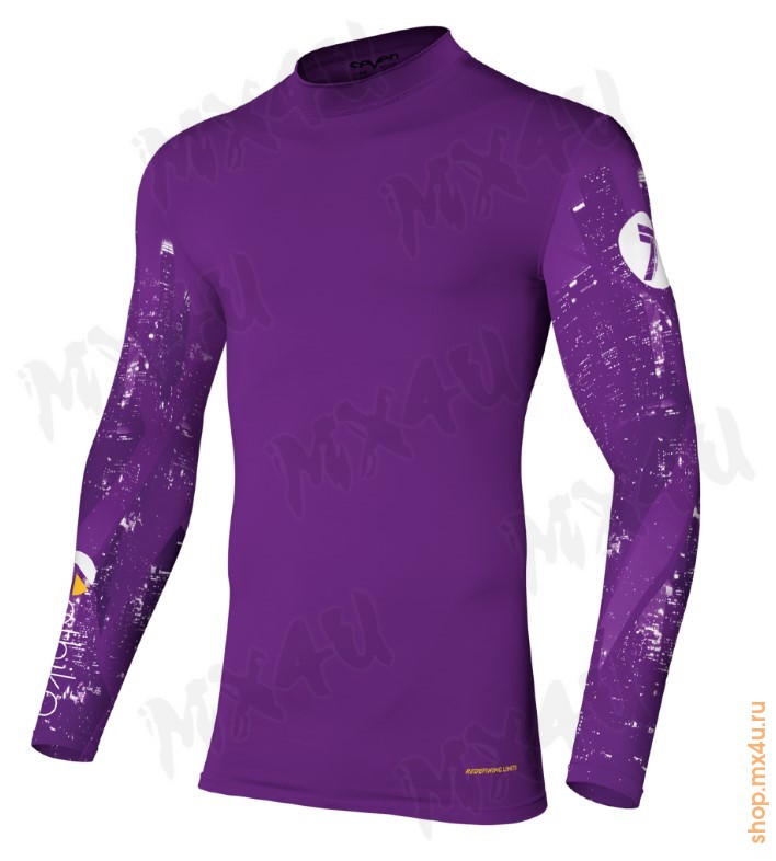 Компрессионная джерси Zero ETHIKA COMPRESSION - Фиолетовая - фото 2