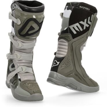 Мотоботы кроссовые Acerbis X TEAM Brown Grey - миниатюра 1