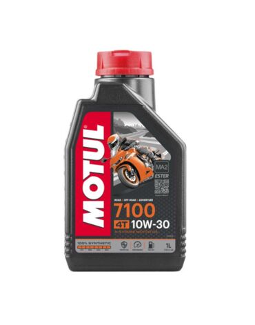 Моторное масло MOTUL 7100 Ester 4T 10W30 1 литр (100% синтетика)