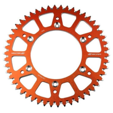 Задняя звезда Scar KTM 125 530 SX SXF EXC EXCF - 52 зубьев - Orange - миниатюра 1