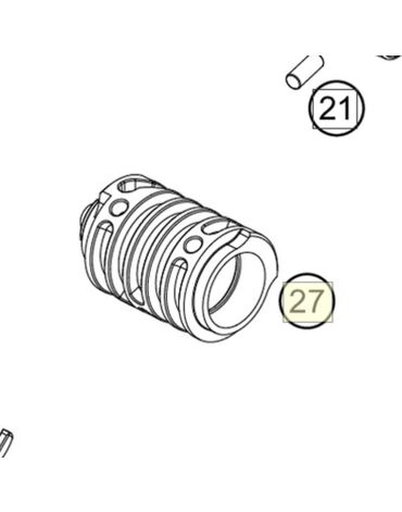 Копирный вал KTM 85SX 18 24 / Husqvarna TC85 18 24 / GasGas MC85 21 24