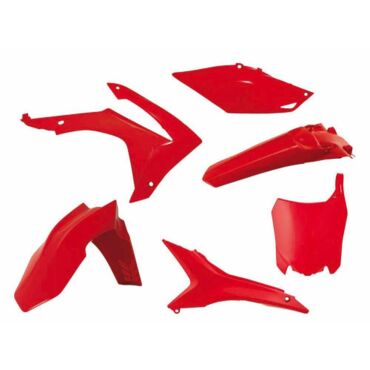 Комплект пластика красный Honda CRF250R 14 17 / CRF450R 13 16  - миниатюра 1