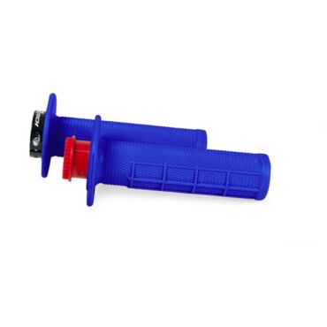 Ручки на руль R20 LOCK ON синие - миниатюра 2