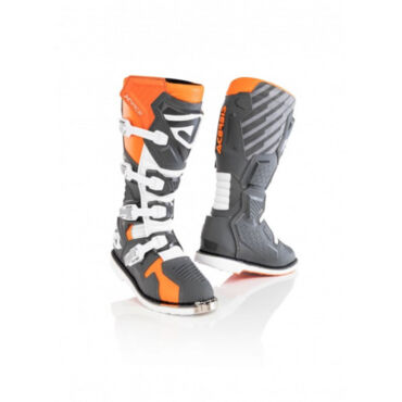 Acerbis Мотоботы кроссовые X Race Orange Grey - миниатюра 4