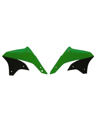 Боковины радиатора KLXR450 07 16 зелено черные