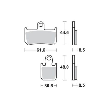 Колодки 928CM55, Braking - миниатюра 1