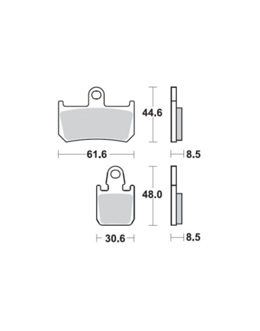 Колодки 928CM55, Braking