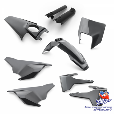 Husqvarna Plastic parts kit комплект пластика ( черный ) 701 SM 21 24 ( 00010000404K ) - миниатюра 1