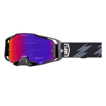 Очки для мотокросса 100% ARMEGA Crenshaw Hiper Purple Mirror Lens с зеркальной линзой Hiper - миниатюра 6