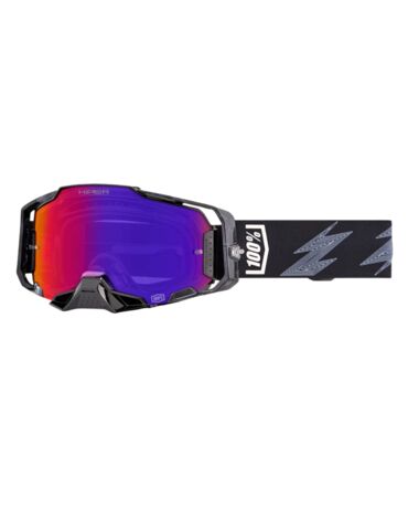 Очки для мотокросса 100% ARMEGA Crenshaw Hiper Purple Mirror Lens с зеркальной линзой Hiper