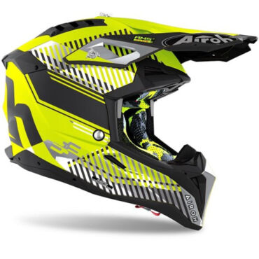 Шлем AIROH AVIATOR 3 Wave Yellow Matt (Матовый) - миниатюра 6