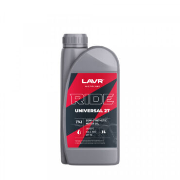 Масло моторное LAVR MOTO Ride Universal 2T FC 1л - миниатюра 1