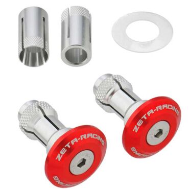 Заглушки в руль ZETA 29mm 2pcs Red, ZE48 7006 - миниатюра 1