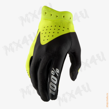 Мотоперчатки ITrack Glove Black Fluo Yellow 2026 - миниатюра 3