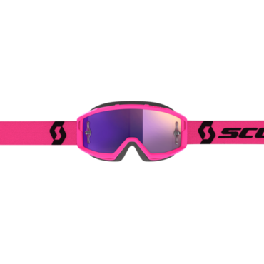 Scott очки кроссовые Primal pink black clear works - миниатюра 2