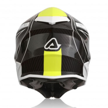 Acerbis Шлем Steel Carbon White Yellow - миниатюра 3
