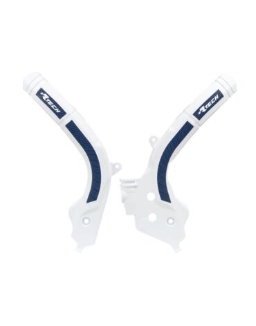 Защита рамы бело синяя Husqvarna TC125 FC250 450 16 20 # TC250 FS450 TE FE TX FX125 501 17 20 
