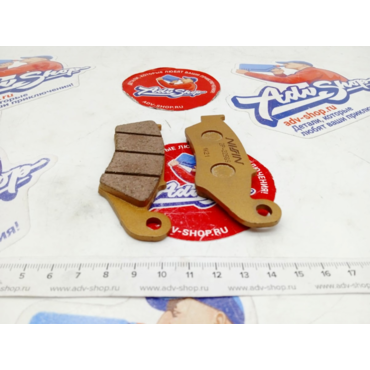 NISSIN 2P 225GS колодки тормозные перед XRV750 RD07 / A (93 03) /  XL600 97 00 / XL650 01 06 / XR250 96- / XR400 XR650L // M 20550 - миниатюра 3