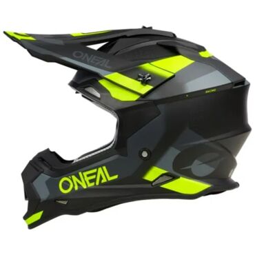 Oneal Шлем кроссовый 2Series Spyde V.23 серый желтый - миниатюра 1
