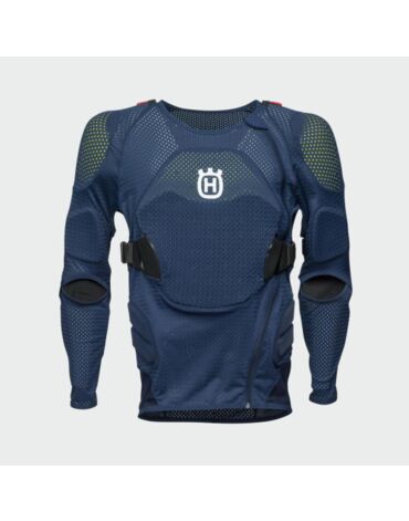 Защита на сетке Leatt 3DF Airfit Body Protector Husqvarna, blue yellow (XXL, Взрослая )