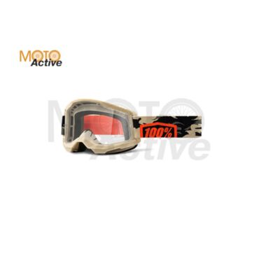 Очки 100% Strata 2 Goggle Kombat / Clear Lens - миниатюра 1