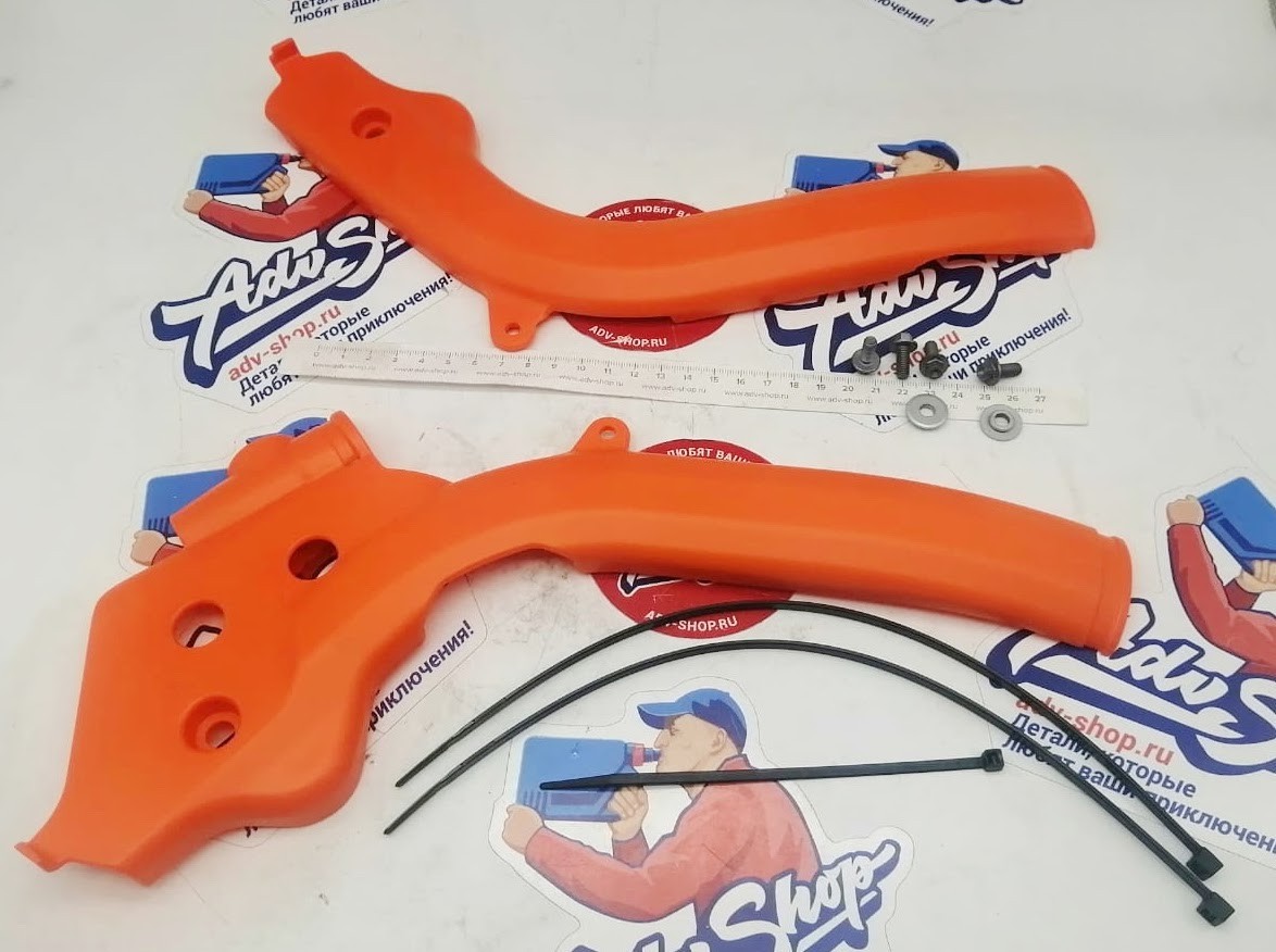 KTM FRAME PROTECTION SET ORANGE накладки защитные на раму SX 16 18 / EXC 18 19 ( 79003094000EB ) - фото 1