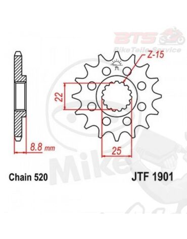 JTF 1901 14 SC звезда ведущая 14 зубов  ( KTM EXC / F - HQV FE / TE )