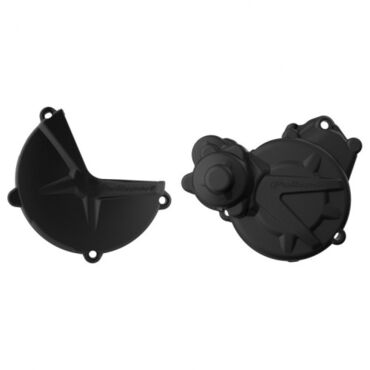 Комплект защиты крышек сцепления и генератора Polisport EC250 300 (17) (черн.) - миниатюра 1