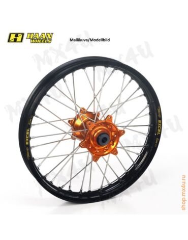 Колесо заднее KTM LC8 17 5.00 (25mm) черный обод + оранжевая ступица