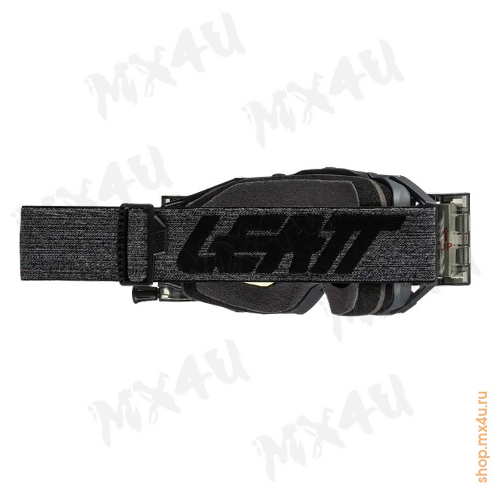 Очки Leatt Velocity 6.5 Roll Off Graphene Yellow 70% (8021700540) - фото 1