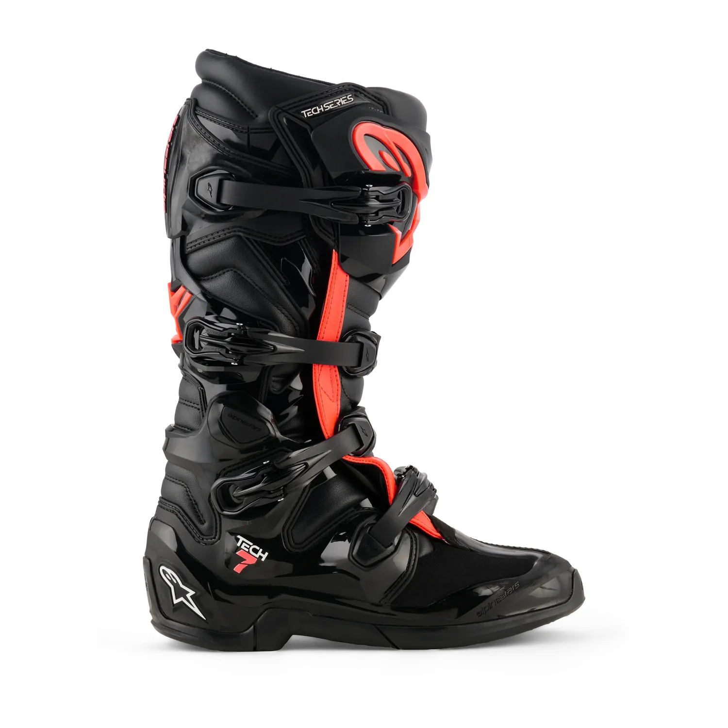 Мотоботы ALPINESTARS TECH 7 Black/Red Fluo - фото 5