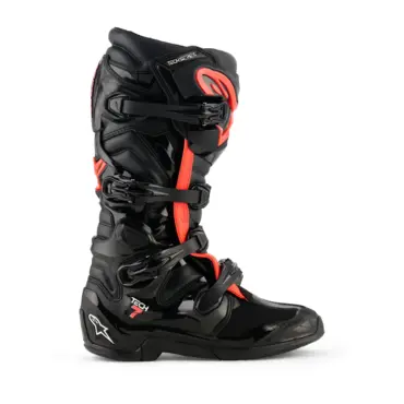 Мотоботы ALPINESTARS TECH 7 Black/Red Fluo - миниатюра 5
