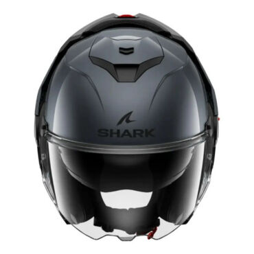 Shark Мотошлем Oxo Blank Gun Metal - миниатюра 1