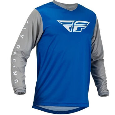 Джерси Fly Racing F 16 Синий серый - миниатюра 2