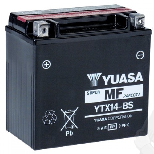 YUASA АКБ аккумулятор YTX14 BS (5050694004513)