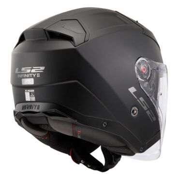 LS2 Шлем OF603 Infinity II Solid черный матовый - миниатюра 5