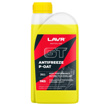 Охлаждающая жидкость для мотоциклов Antifreeze P OAT GT LAVR MOTOLINE, 1 кг - миниатюра 1