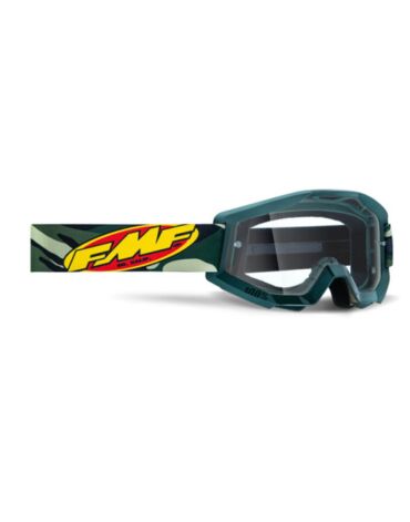Маска кросс FMF Powercore Assault Camo с прозрачной линзой