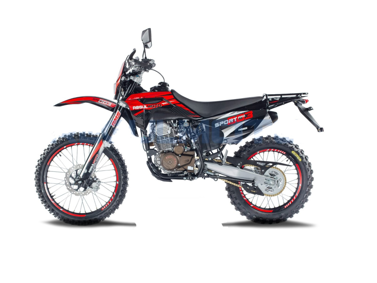 Мотоцикл эндуро Regulmoto Sport 003 250 PR (c баланс. вал.) ПТС Черный оранжевый