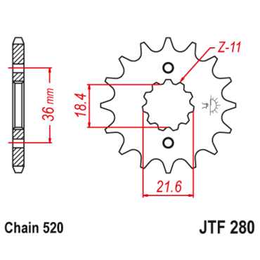 Звезда ведущая JTF280 13 - миниатюра 1