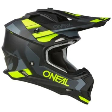 Oneal Шлем кроссовый 2Series Spyde V.23 серый желтый - миниатюра 2