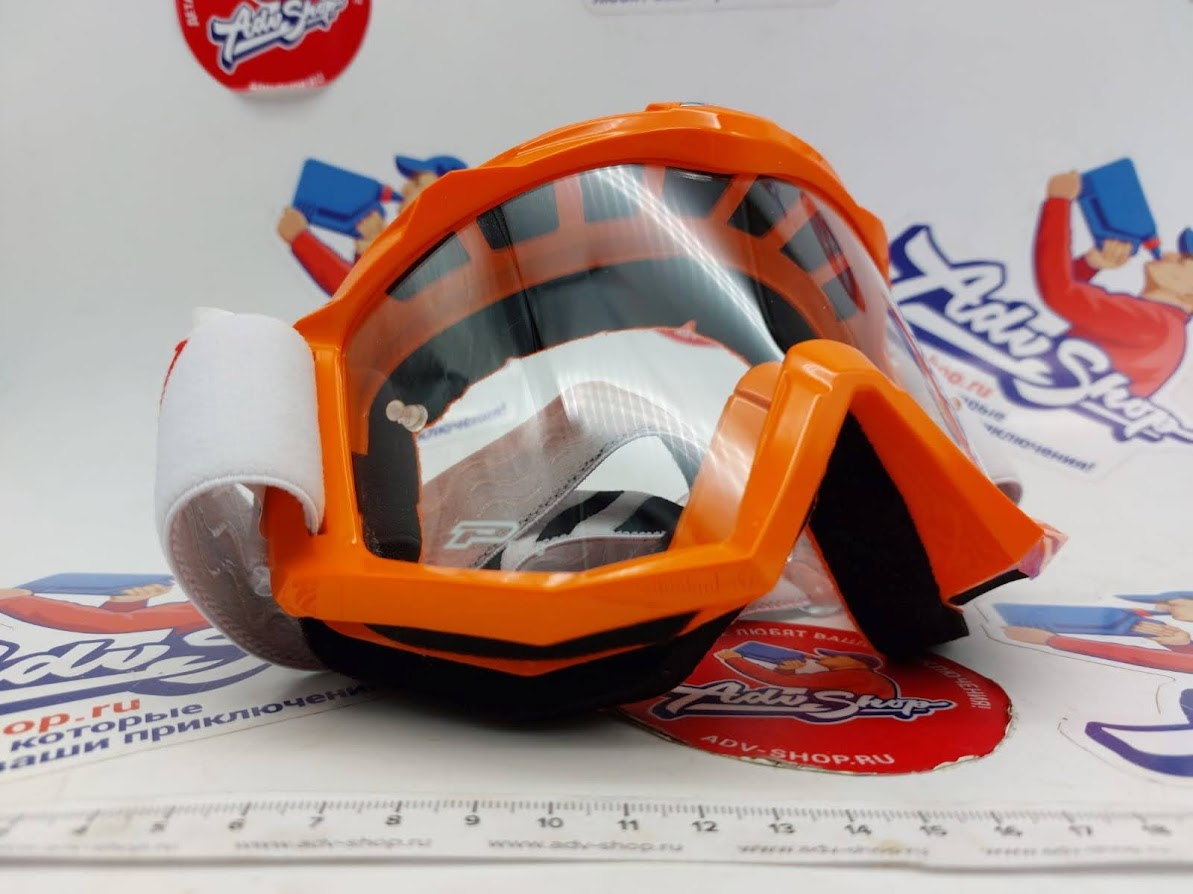 Progrip Atzaki 3201 166 ( очки ) маска оранжевая с защитой от царапин с прозрачной линзой 3213 // PZ3201AF - фото 2