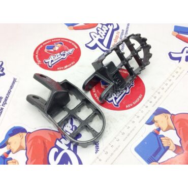 ADVS Широкие подножки комплект (стальные)  XR250 XR400 XR600 XR650L XR650R XRV750 XRV650 XL600 XL400 (20000165) - миниатюра 3