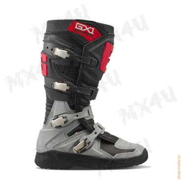 Мотоботы GX1 Evo Anthracite Grey Red - миниатюра 3