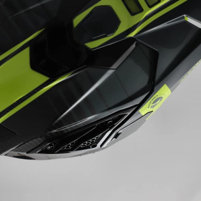 Acerbis Шлем Airstrike C 22 06 Black Fluo Yellow - фото 8