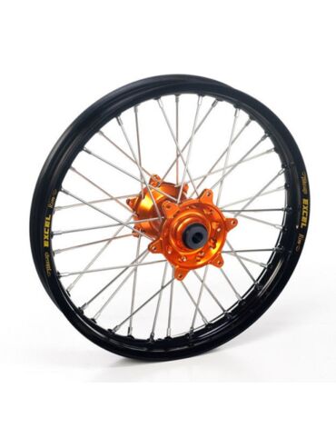 Колесо заднее Haan Rex 18 2,15 KTM All SX F 23-.. Black Rim Orange Hub 22mm