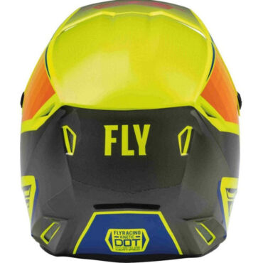 Fly Racing Шлем кроссовый KINETIC Drift желтый серый - миниатюра 3