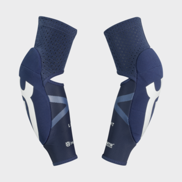 Налокотники подростковые Husqvarna Elbow Guard 5.0, blue white (L XL, Детская) - миниатюра 1