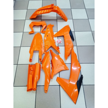 KTM комплект пластика ( оранжевый ) EXC EXCF 24-> ( 00010000387K ) - миниатюра 3